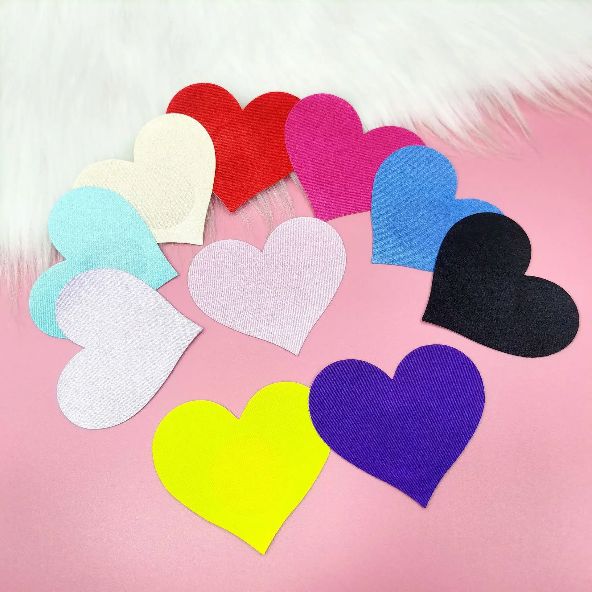 10 Kleuren Wegwerp Poly Satijn - Nipple Cover Pasties recensie en prijs