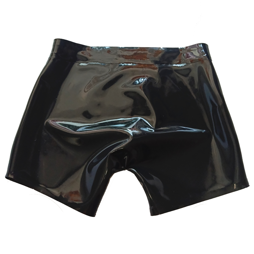 Sexy Zwarte Latex Heren Shorts - Boyshort Underwear recensie en prijs