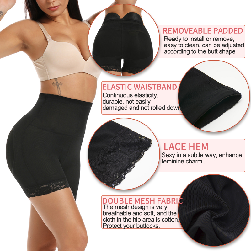 Womens Padded Shapewear Hip En - Shapewear Bodysuit Firm recensie en prijs